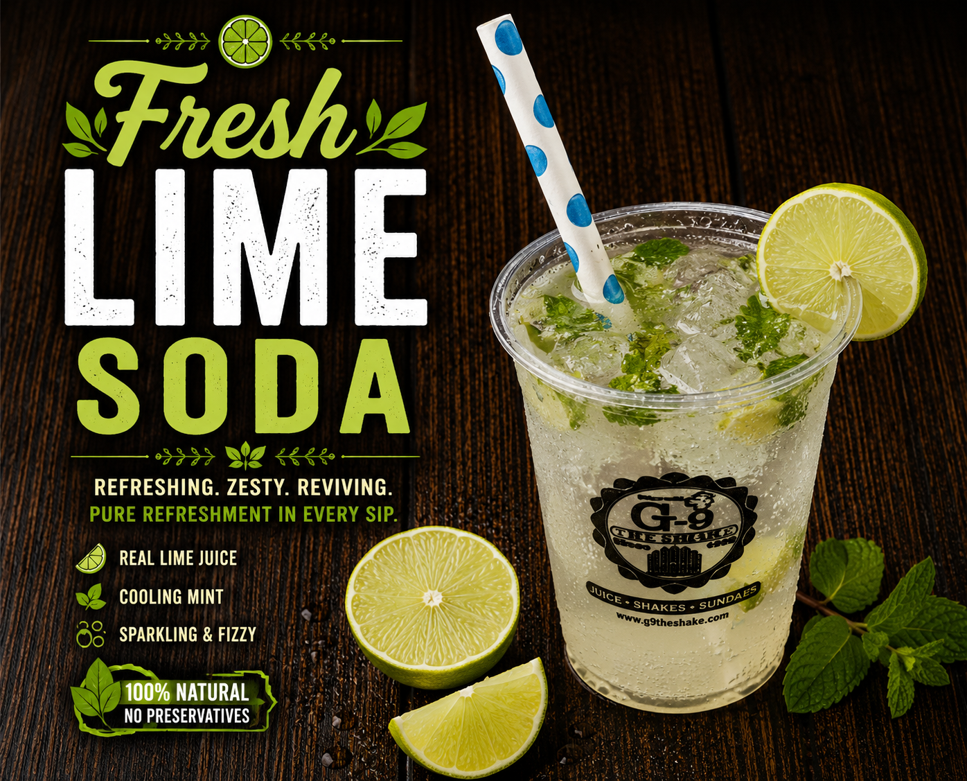 Fresh Lime Soda