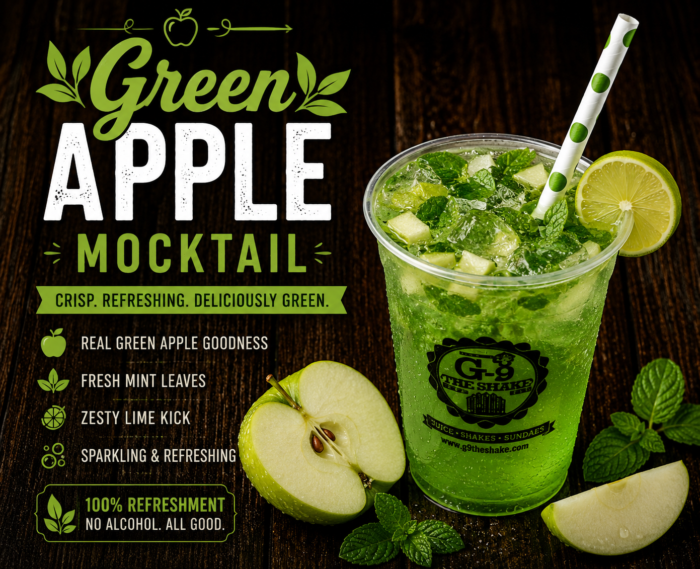 Green Apple Mocktail