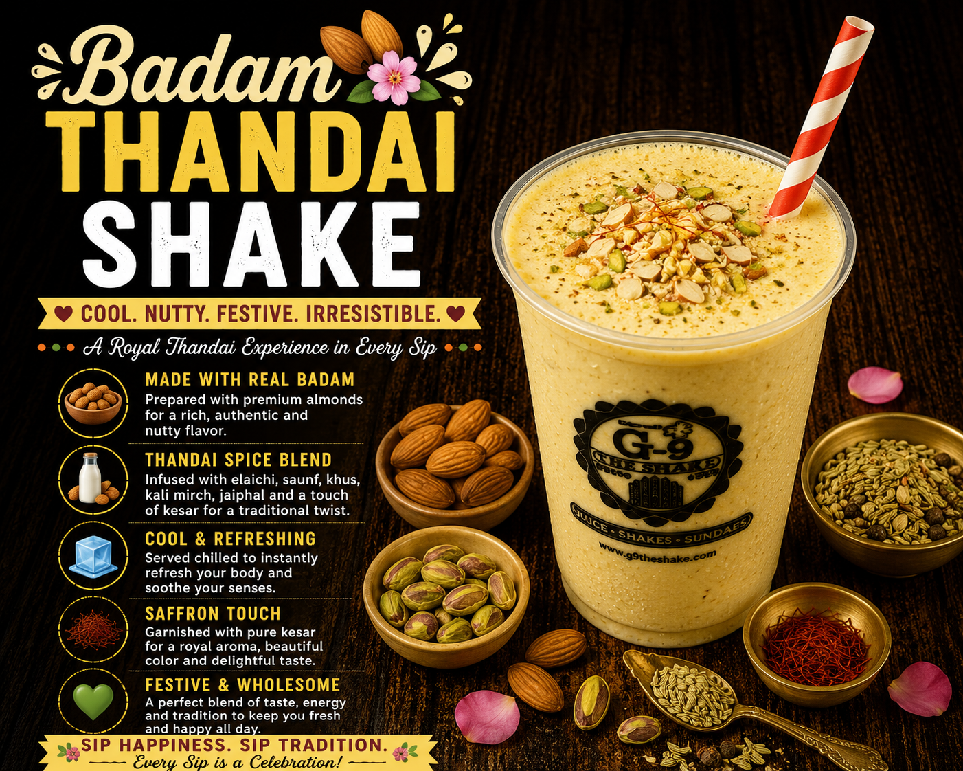 Badam Thandai Shake