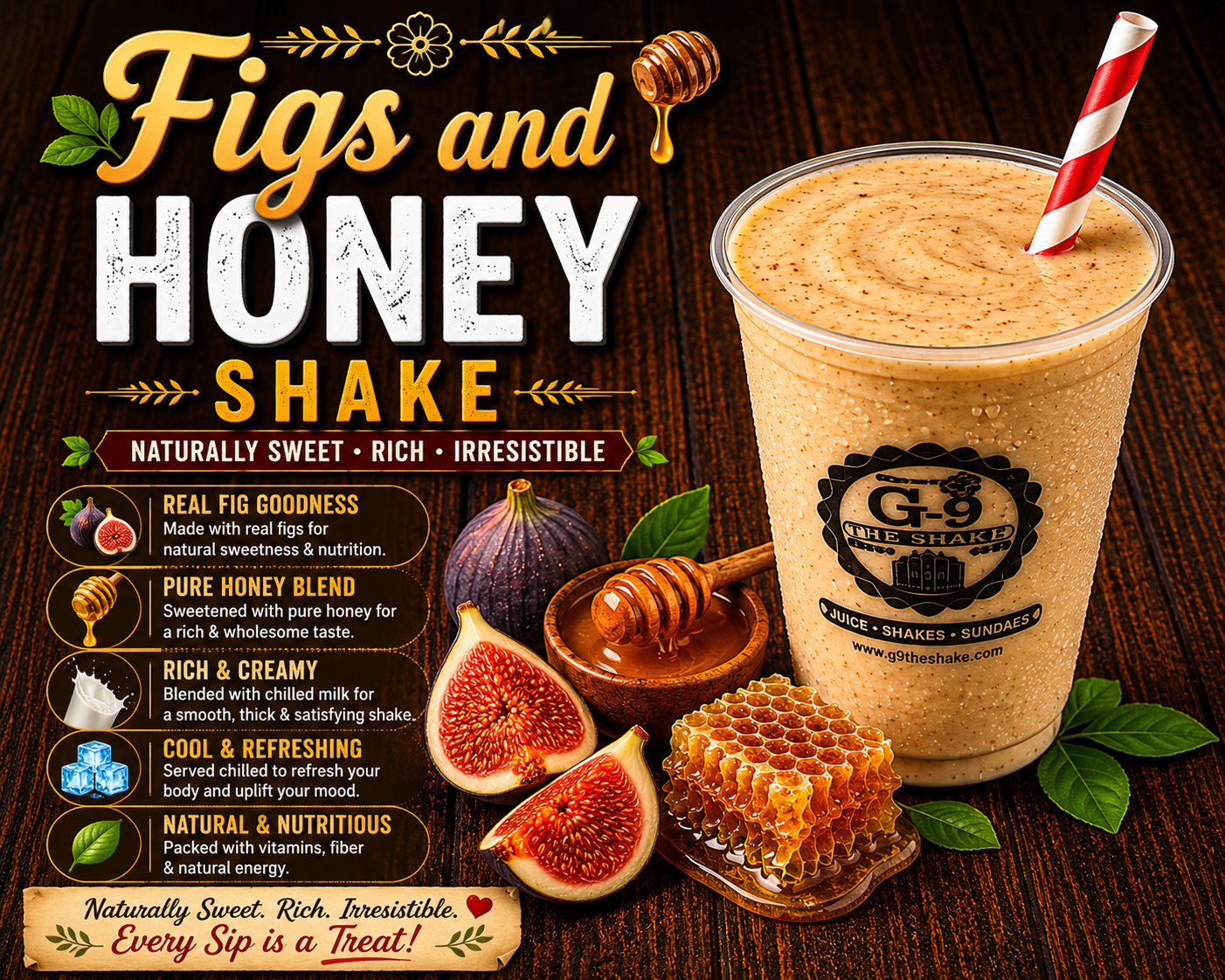Figs And Honey Shake