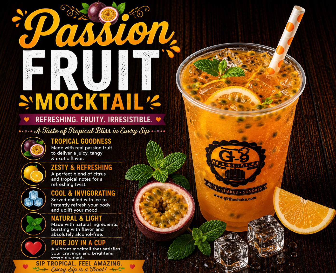Passion Fruit Mocktail