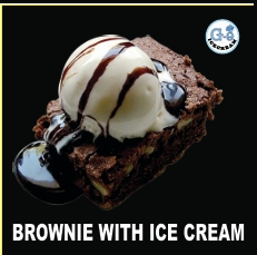 Brownie with Ice Cream